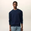 Sweat-shirt bleu en coton Red Ami de Coeur
