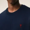 Sweat-shirt bleu en coton Red Ami de Coeur