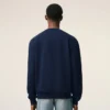 Sweat-shirt bleu en coton Red Ami de Coeur