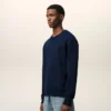 Sweat-shirt bleu en coton Red Ami de Coeur