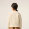 Sweat-shirt à col rond Ami de Coeur en coton blanc