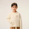 Sweat-shirt à col rond Ami de Coeur en coton blanc