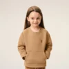 Sweat-shirt à col rond Ami de Coeur en coton marron