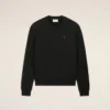 Sweat-shirt Red Ami de Coeur en coton noir et rouge