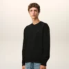 Sweat-shirt Red Ami de Coeur en coton noir et rouge