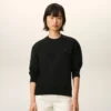 Sweat-shirt Red Ami de Coeur en coton noir et rouge