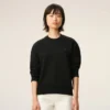 Sweat-shirt Red Ami de Coeur en coton noir et rouge