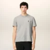 T-shirt ADC en coton gris contrasté