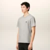 T-shirt ADC en coton gris contrasté