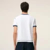 T-shirt blanc Ami de Coeur avec patch en tricot