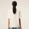 T-shirt blanc en coton Ami Paris avec imprimé Heritage