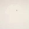 T-shirt blanc en coton avec imprimé Place des Victoires