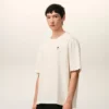 T-shirt blanc en coton avec imprimé Place des Victoires