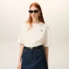 T-shirt blanc en coton avec imprimé Place des Victoires