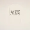 T-shirt blanc en coton imprimé Ami Paris