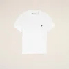 T-shirt court Ami de Coeur en coton blanc