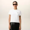 T-shirt court Ami de Coeur en coton blanc