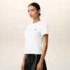 T-shirt court Ami de Coeur en coton blanc