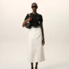 T-shirt court Ami de Coeur en coton noir