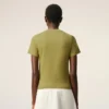 T-shirt court Ami de Coeur en coton vert