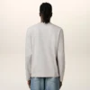 T-shirt à manches longues Ami de Coeur en coton gris