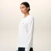 T-shirt à manches longues blanc en coton avec « Red Ami de Coeur »