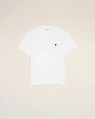T-shirt Red Ami de Coeur en coton blanc et rouge