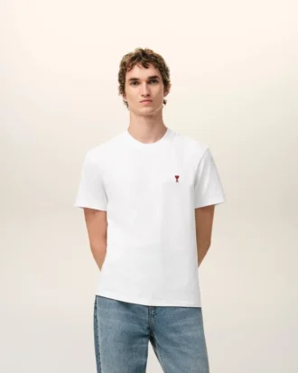 T-shirt Red Ami de Coeur en coton blanc et rouge