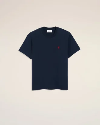 T-shirt Red Ami de Coeur en coton bleu et rouge