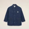 Veste de travail Ami Paris Heritage Label en coton bleu