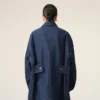 Veste de travail Ami Paris Heritage Label en coton bleu