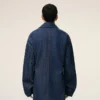 Veste de travail Ami Paris Heritage Label en coton bleu