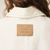 Veste de travail en coton blanc