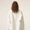 Veste de travail en coton blanc