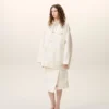 Veste de travail en coton blanc
