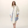 Veste de travail en coton blanc