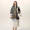 Veste de travail en laine vierge grise