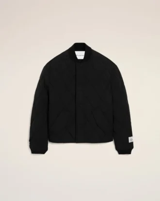 Veste matelassée en nylon noir