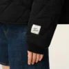 Veste matelassée en nylon noir