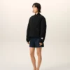 Veste matelassée en nylon noir