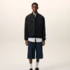 Veste matelassée en nylon noir