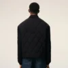 Veste matelassée en nylon noir