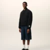 Veste matelassée en nylon noir