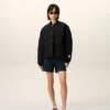 Veste matelassée en nylon noir