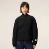 Veste matelassée en nylon noir