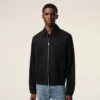 Veste zippée Ami De Cœur en coton noir