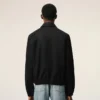 Veste zippée Ami De Cœur en coton noir
